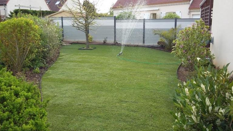 Engazonnement par placage