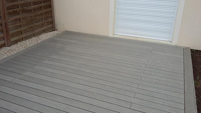 Terrasse en bois composite