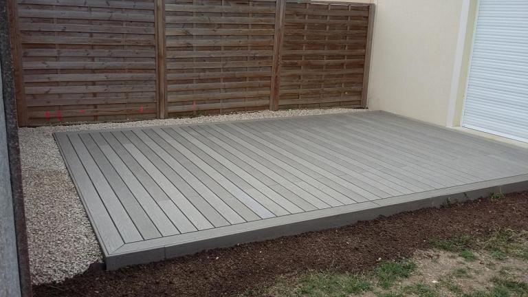 Terrasse en bois composite