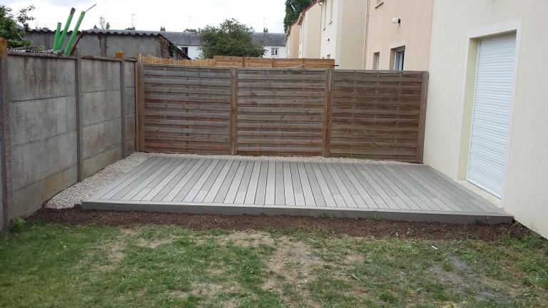 Terrasse en bois composite