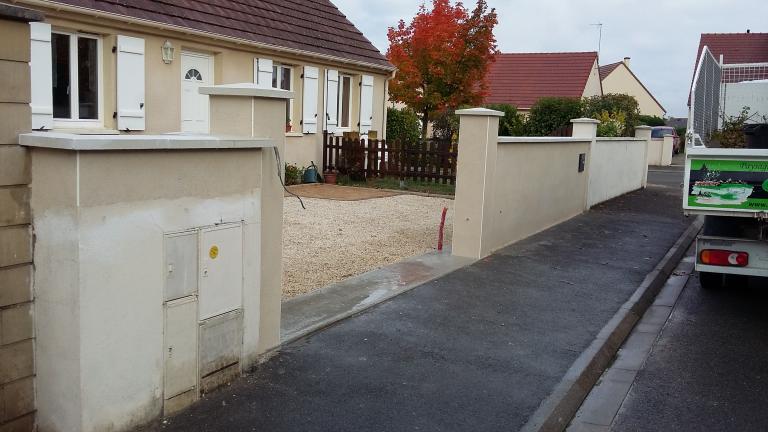 Mur de clôture