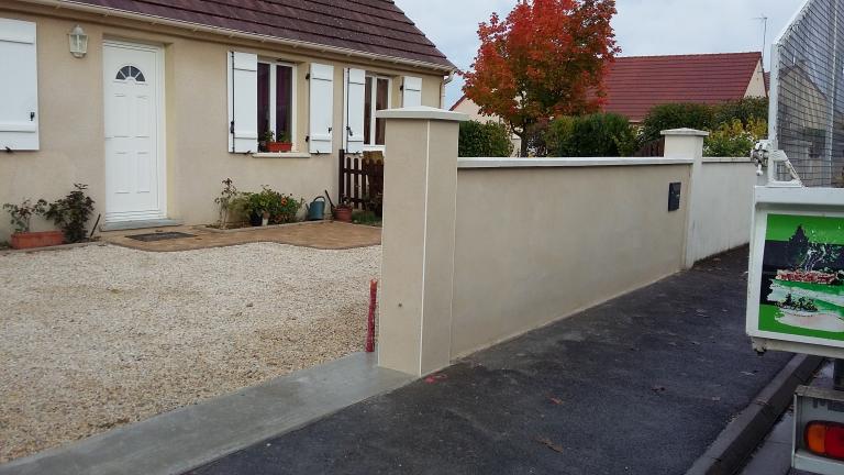 Mur de clôture