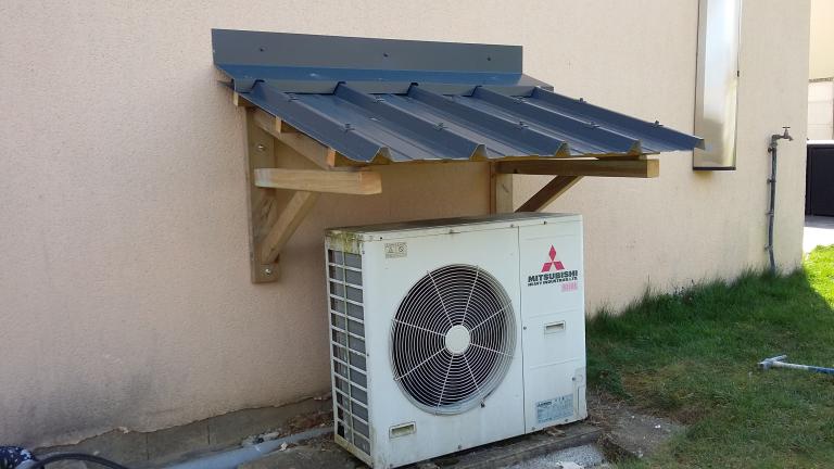 Abri pour pompe à chaleur