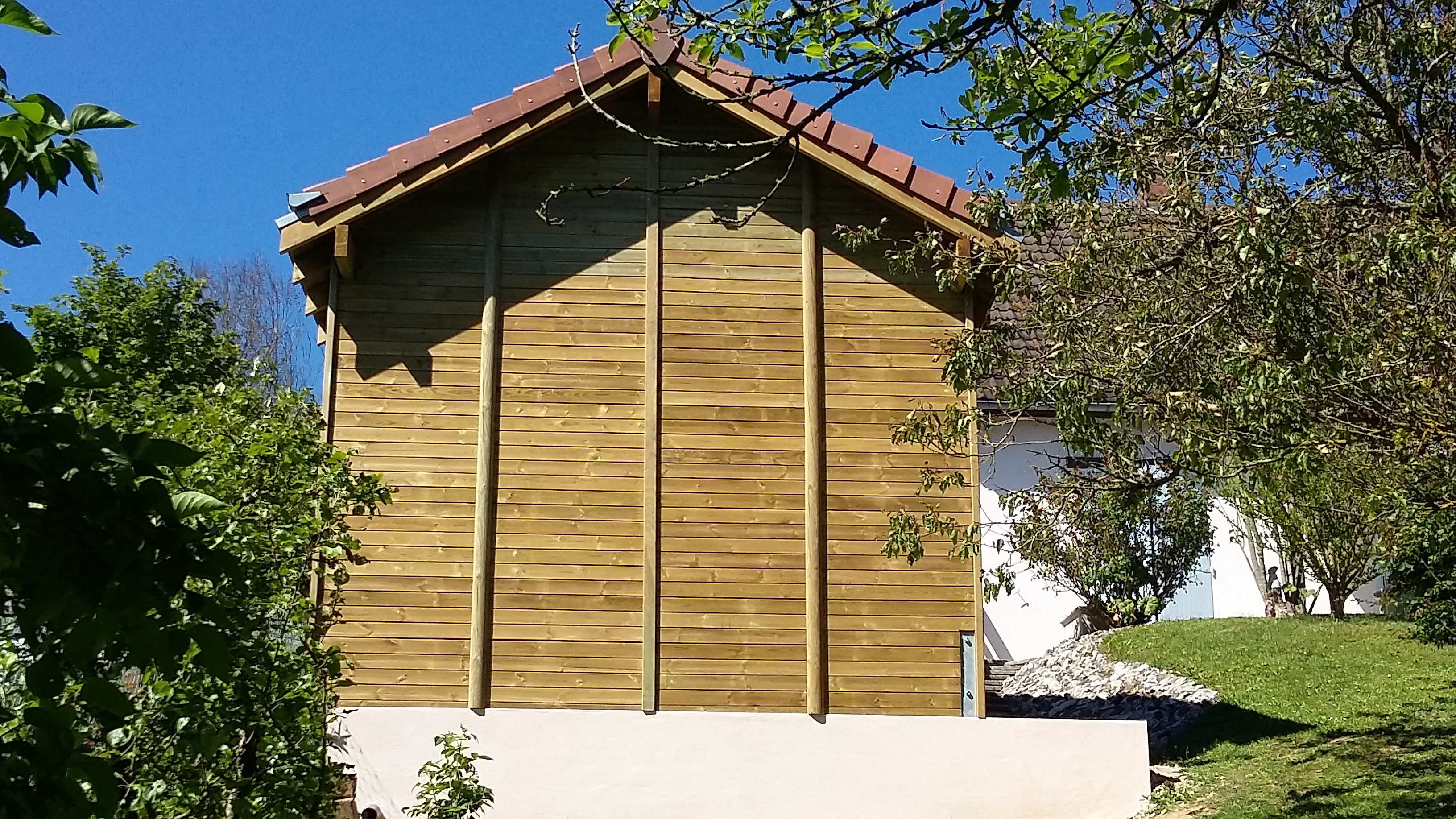 Carport - Bardage arrière