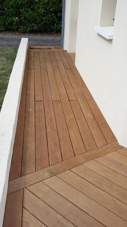 Terrasse ipé rainuré et clipsé