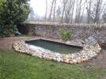 Création complète d'un bassin avec petite cascade