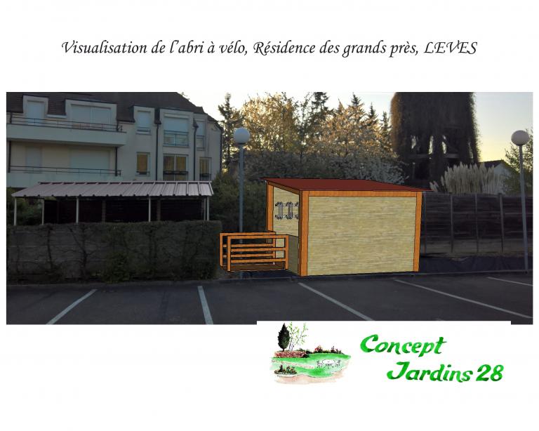 Photo-montage pour la dépose d'un permis en mairie (avant modification)