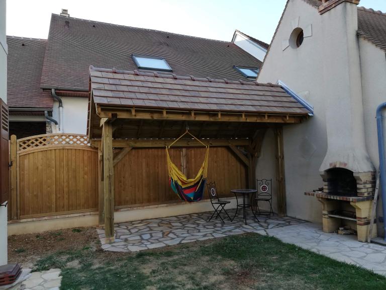 Auvent sur terrasse