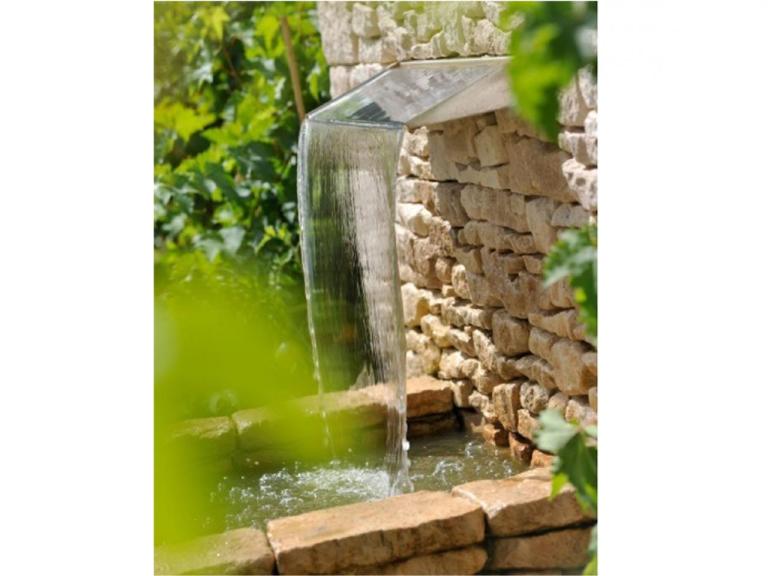 Lame d'eau avec petit bassin
