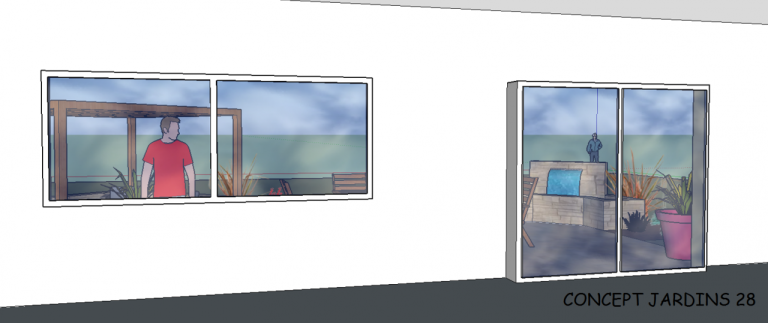 Vue 3D depuis votre salon