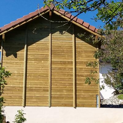 Carport - Bardage arrière