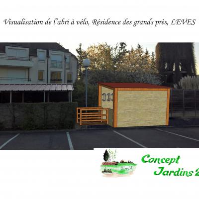 Photo-montage pour la dépose d'un permis en mairie (avant modification)