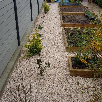 Carrés potagers en bois